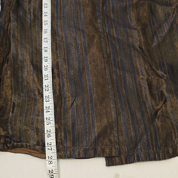 CARLESLE vintage open front stripped jacket size 10 - Picture 7 of 9